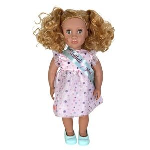 Our Generation Doll Birthday Girl - Esme-‎ Curly Strawberry Blonde Hair- Sleeper